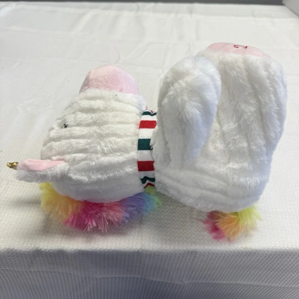NEW Petsmart 2023 Bliss Unicorn Rainbow‎ Plush Stuffed Toy Dog Squeaker Chew